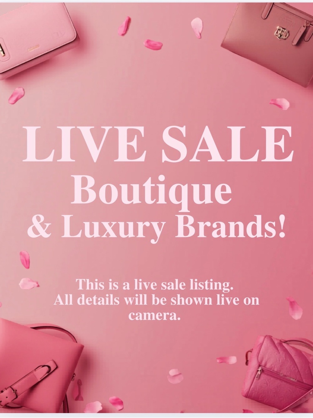 Live Sale Quick Listing